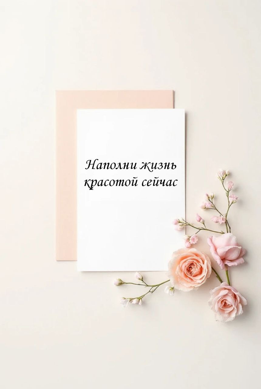 Открытка с пожеланием